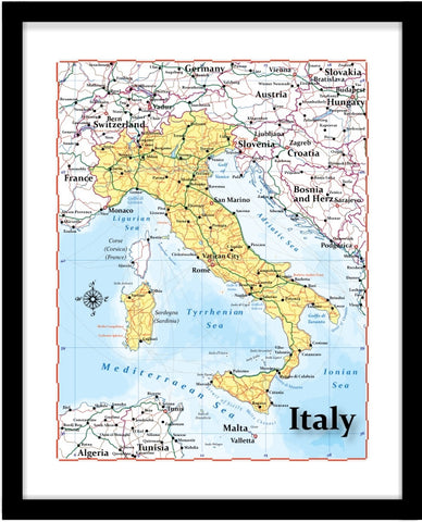 Map of Italy