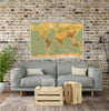 World Coffee Map 2021 Edition  Exquisitely Detailed and LAMINATED 3 sizes available